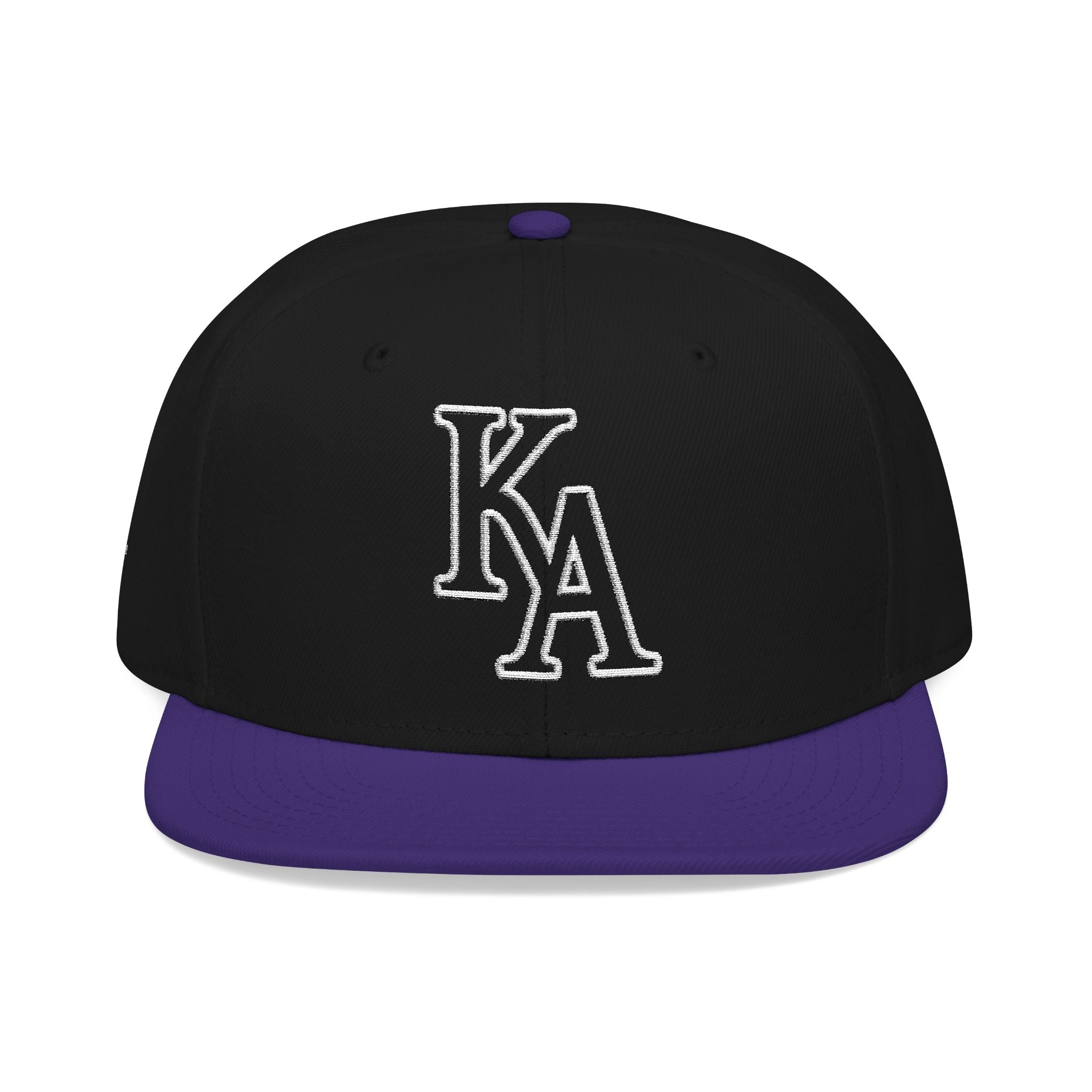 KA Embroidered Hat with Cross | Black