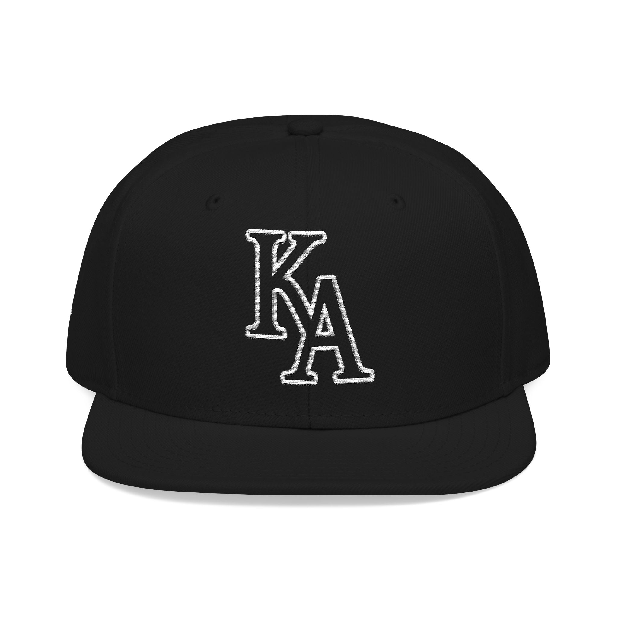 KA Embroidered Hat with Cross | Black