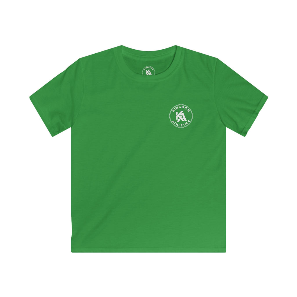 Jesus is My Enforcer | Youth Hockey Athletic Tshirt