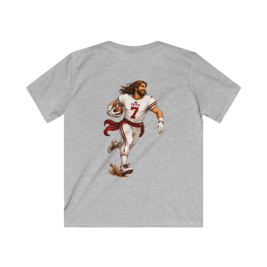 Jesus is my Running Back | Youth Football T-Shirt