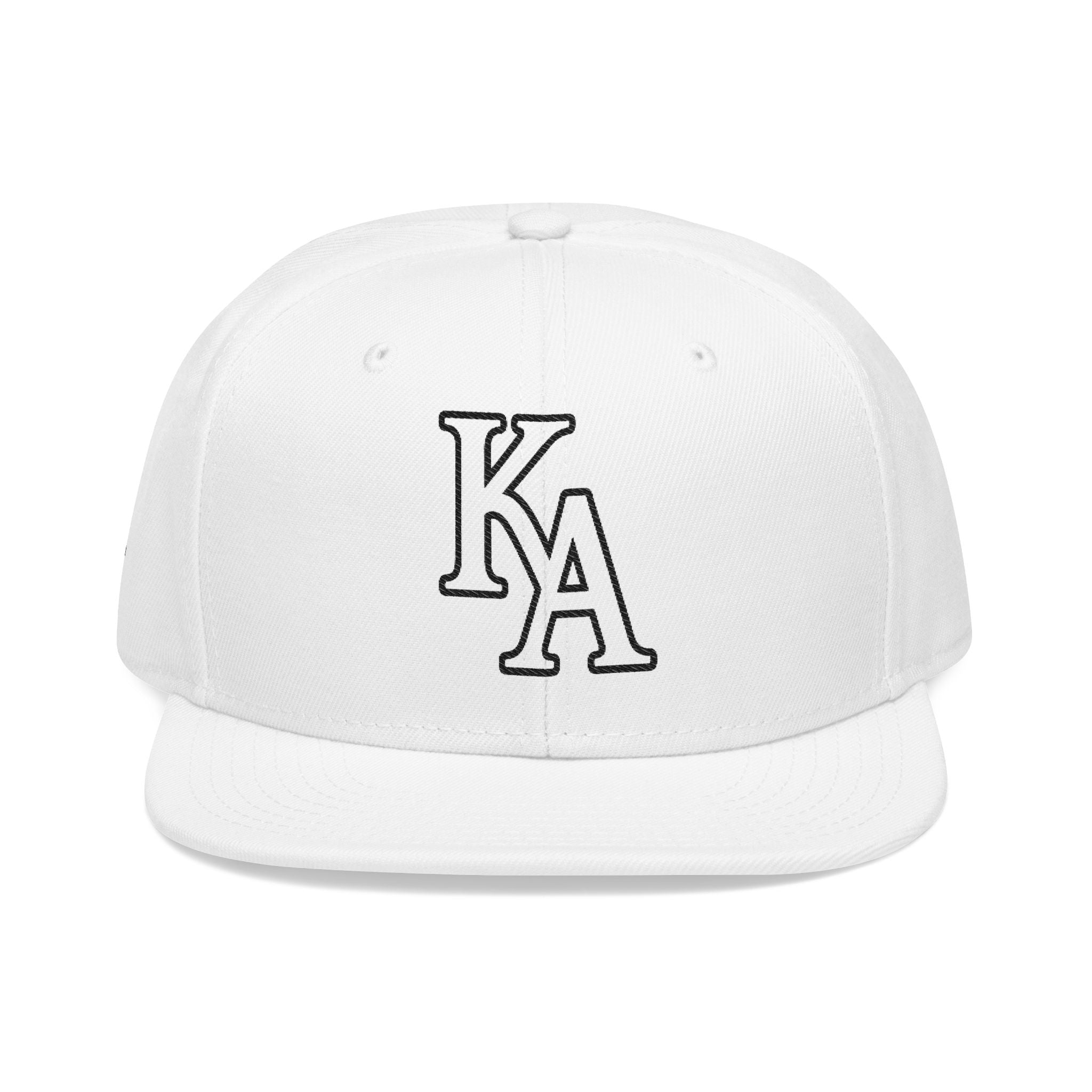 Kingdom Athletic Embroidered Hat with Cross | Pure White