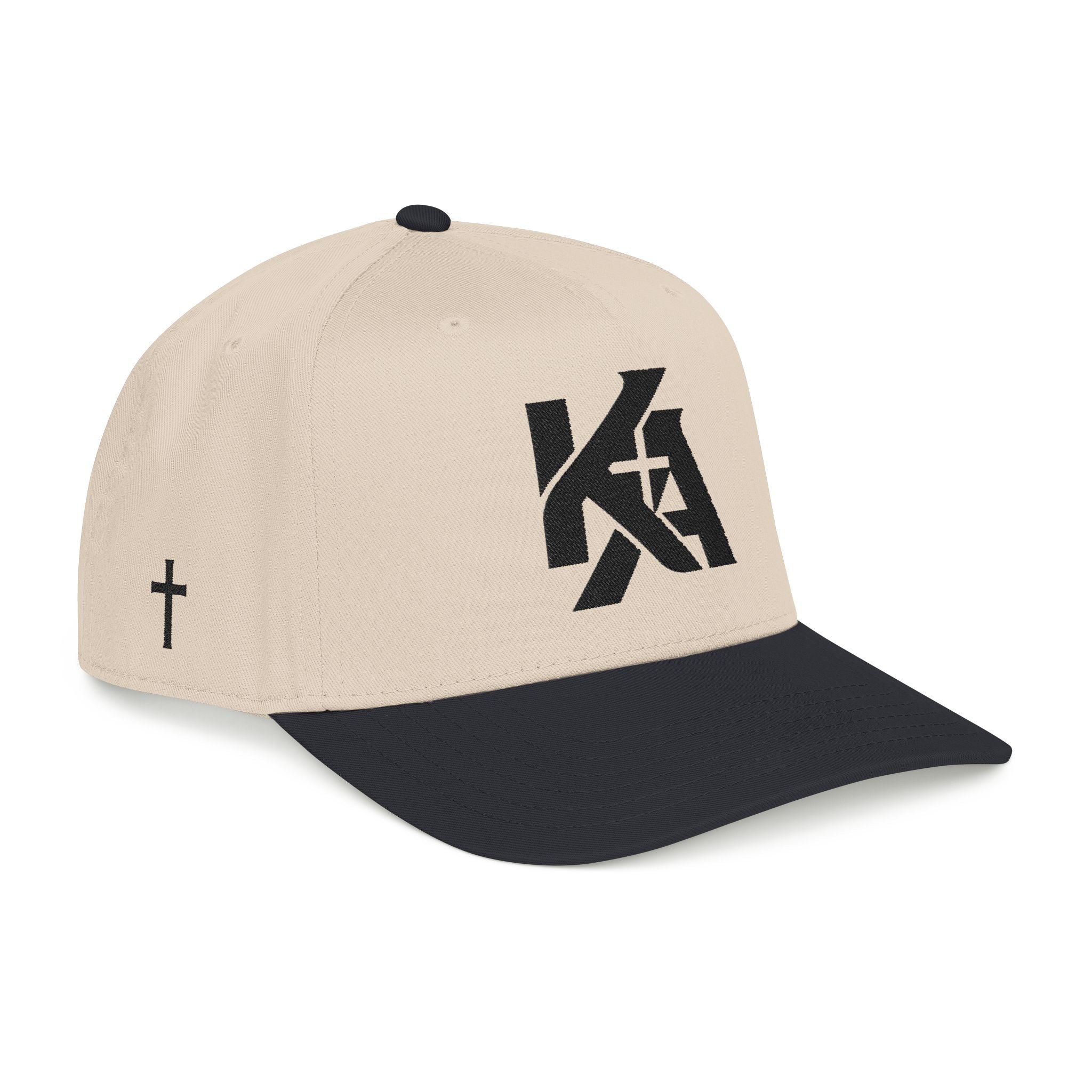 KA + Cross Two Tone Hat | Tan & Black