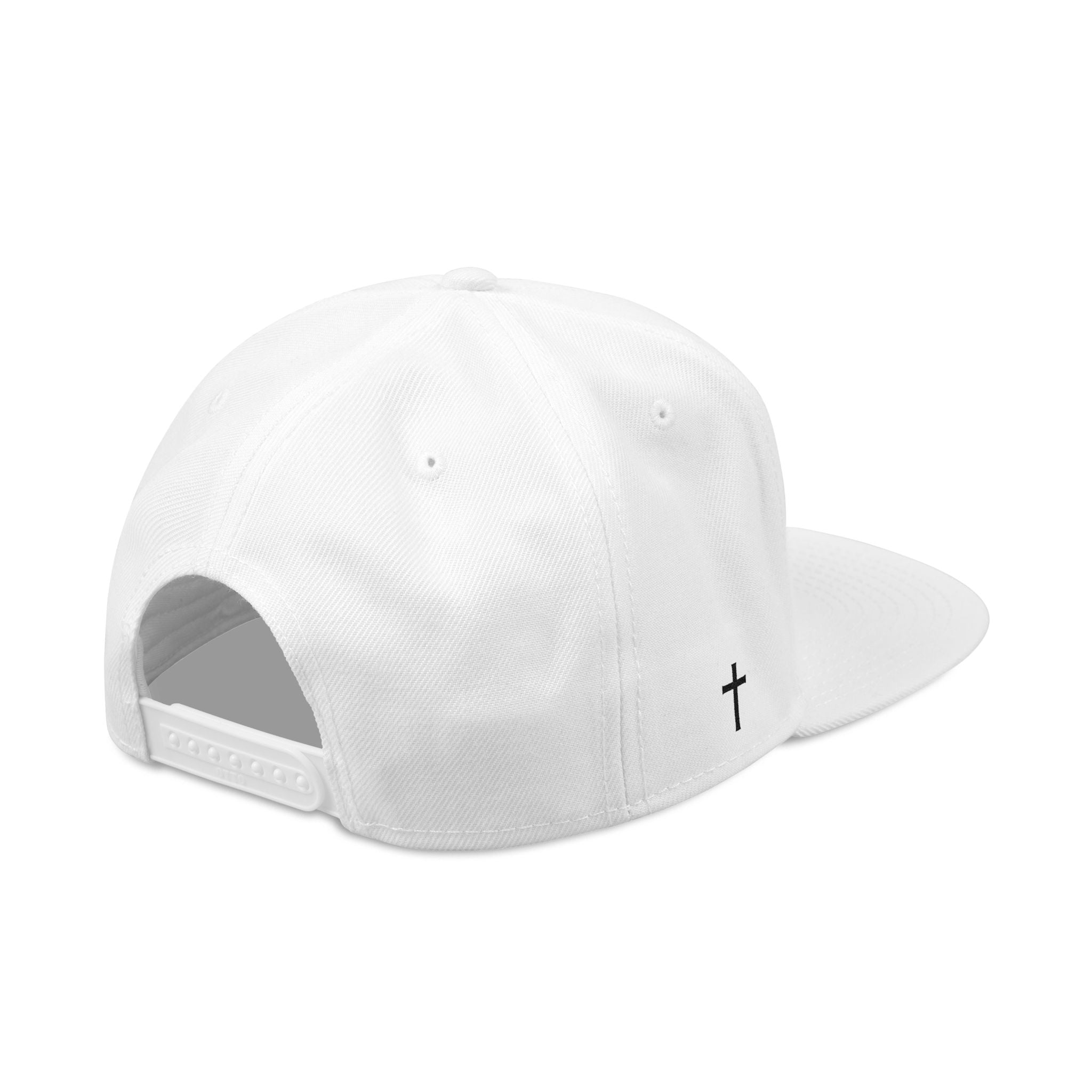 Kingdom Athletic Embroidered Hat with Cross | Pure White