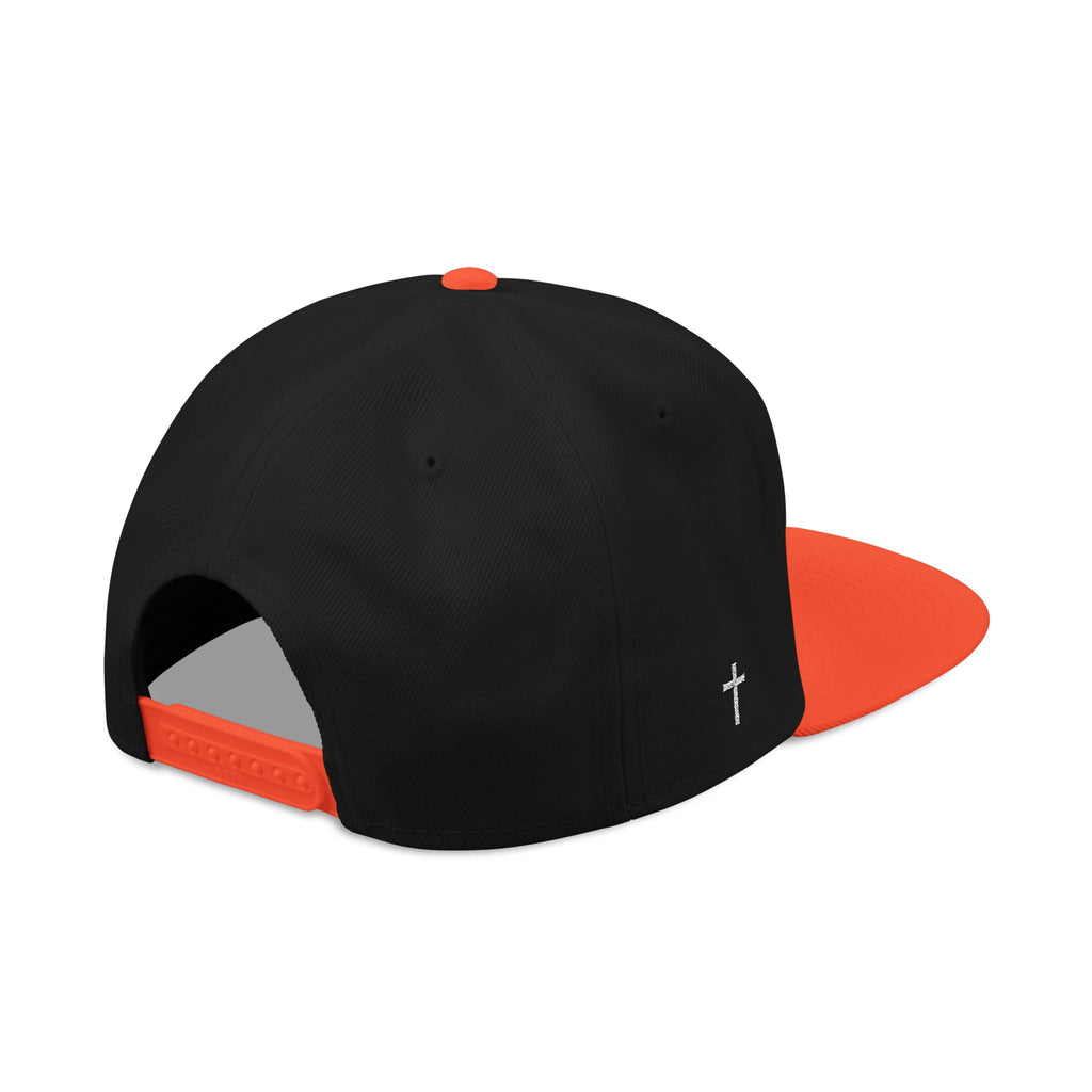 Kingdom Athletic Embroidered Hat with Cross | Oriole Orange