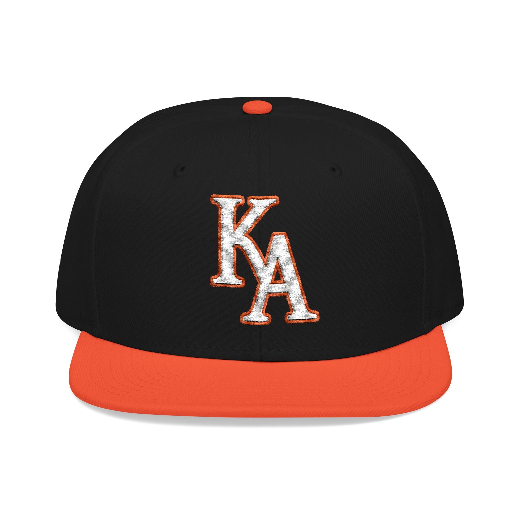 Kingdom Athletic Embroidered Hat with Cross | Oriole Orange